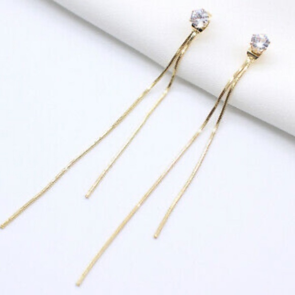 NEW 925 silver/gold plated Earrings - Picture 5 of 6